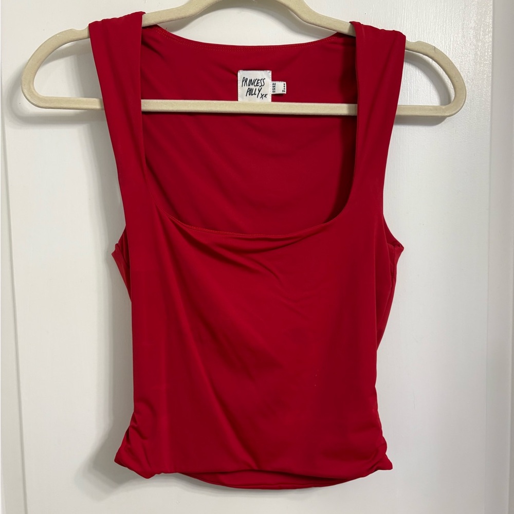 Princess Polly Bold Red Tank Top